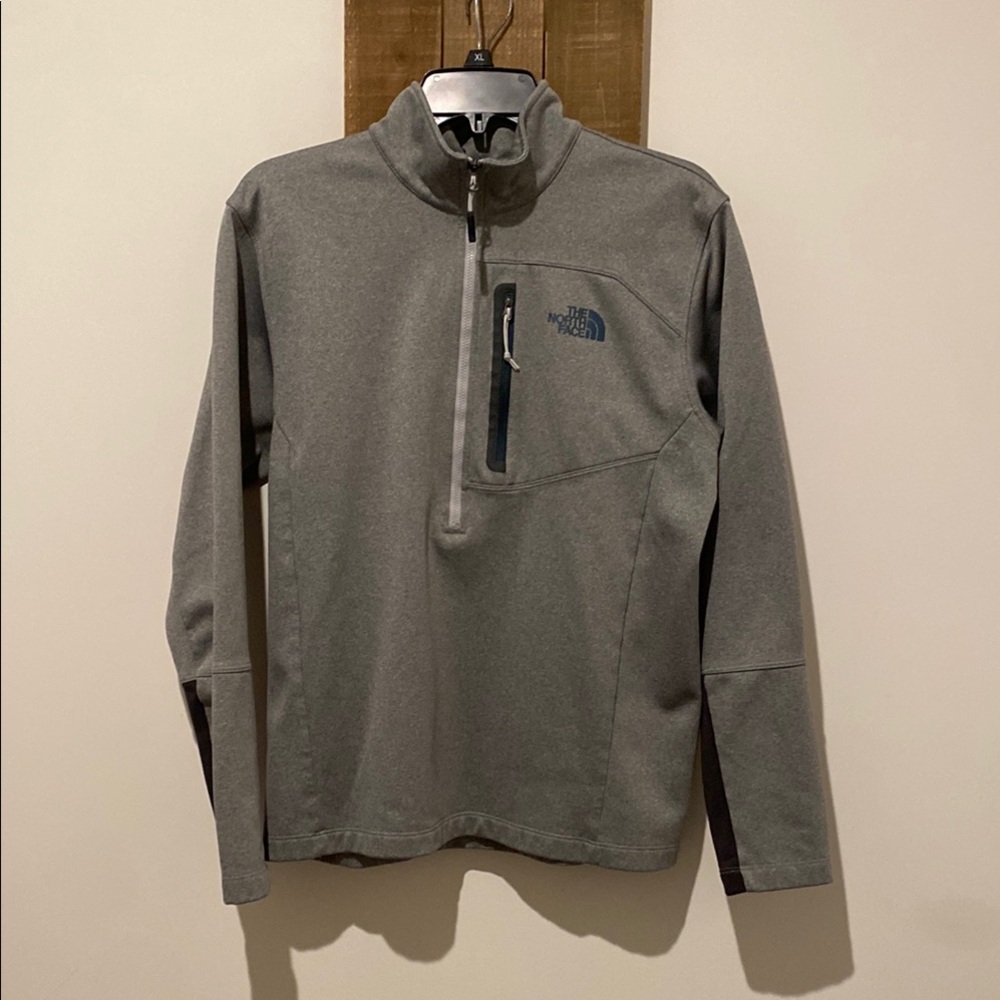The North Face Gray 1/4 Zip Jacket